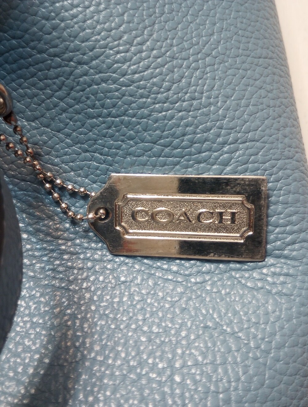 Coach Denim And Leather Blue Women's Backpack F25892 - Picture 9 of 10